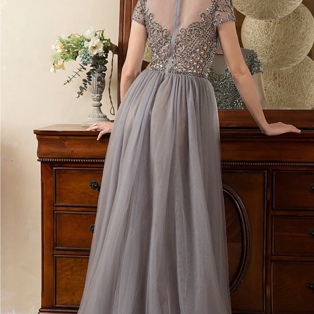 Serene Hill Lavender Embellished Prom Dress - Picture 4 of 8